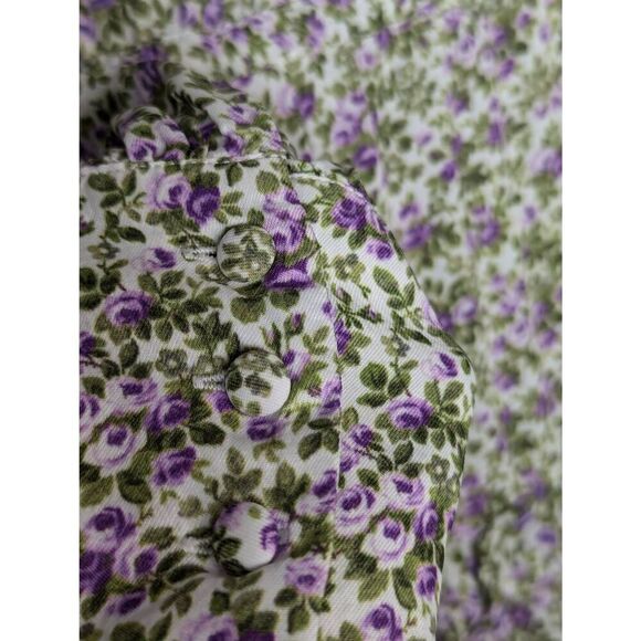 & Other Stories voluminous floral printed midi dress US 6 - Picture 3 of 9